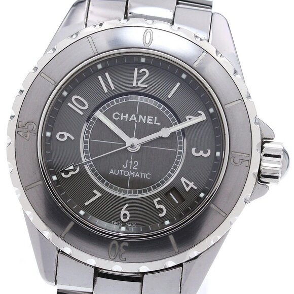 CHANEL J12 Chromatic 38MM Date gray Dial Automatic Men's Watch - Picture 1 of 6